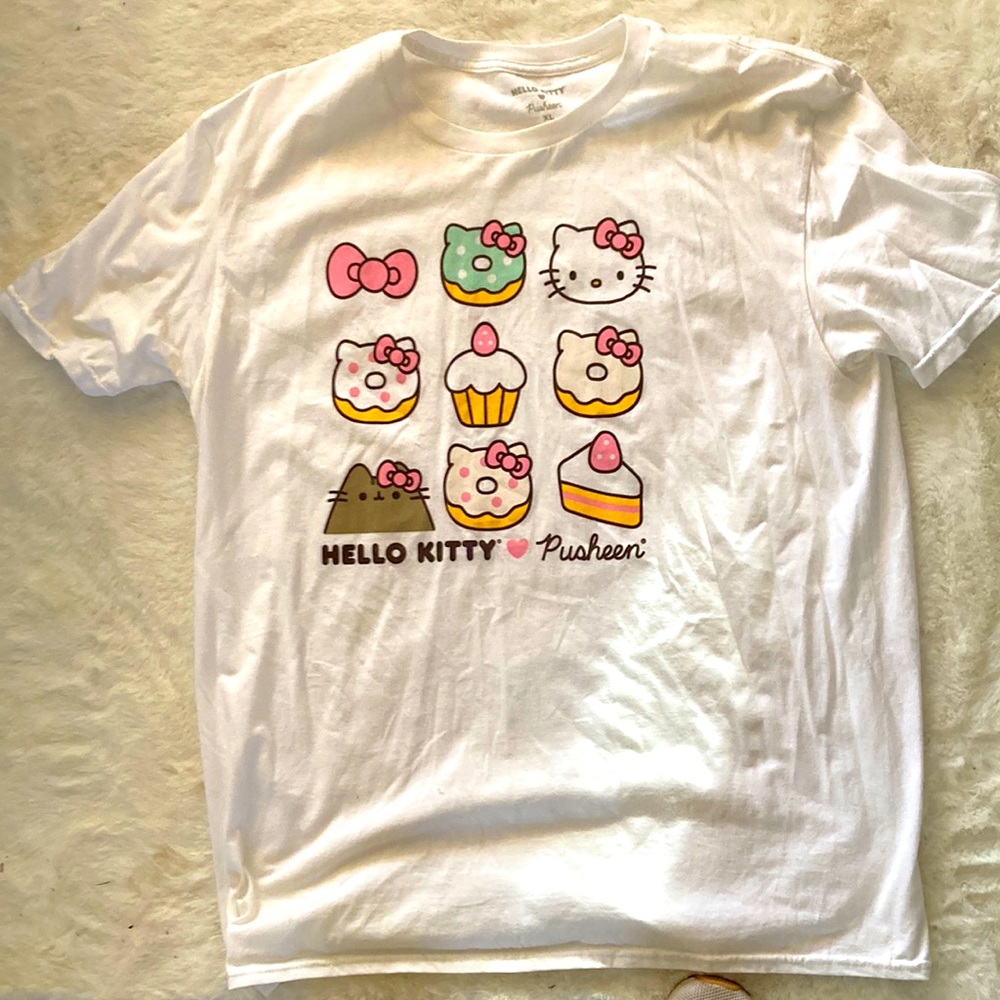 Hello Kitty X Pusheen Shirt